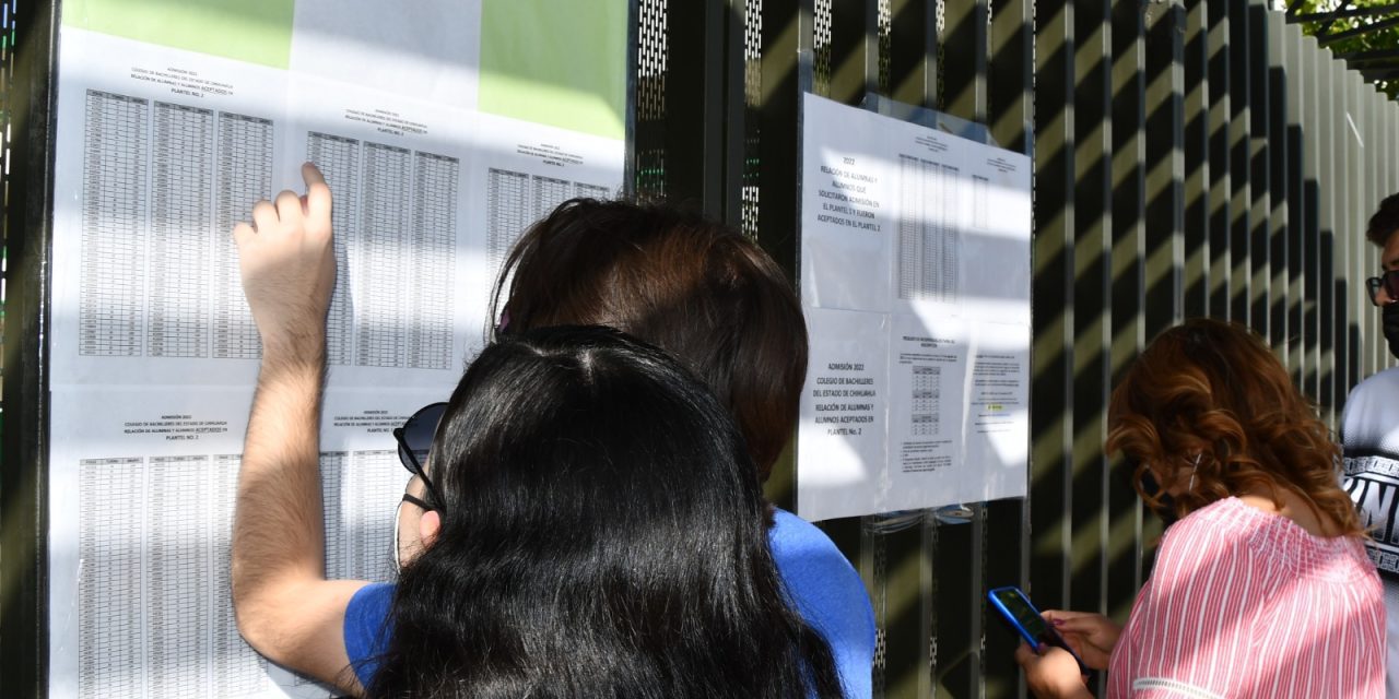 Publican resultados de nuevo ingreso a preparatorias