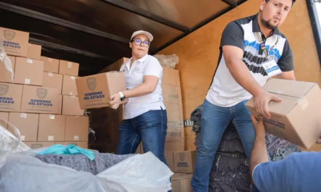 Realizan entrega de apoyos alimentarios a personas mayores y con discapacidad