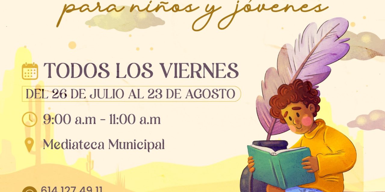 Invitan a taller “Creación Literaria para Niños y Jóvenes”