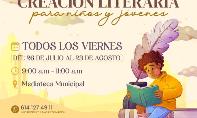 Invitan a taller “Creación Literaria para Niños y Jóvenes”