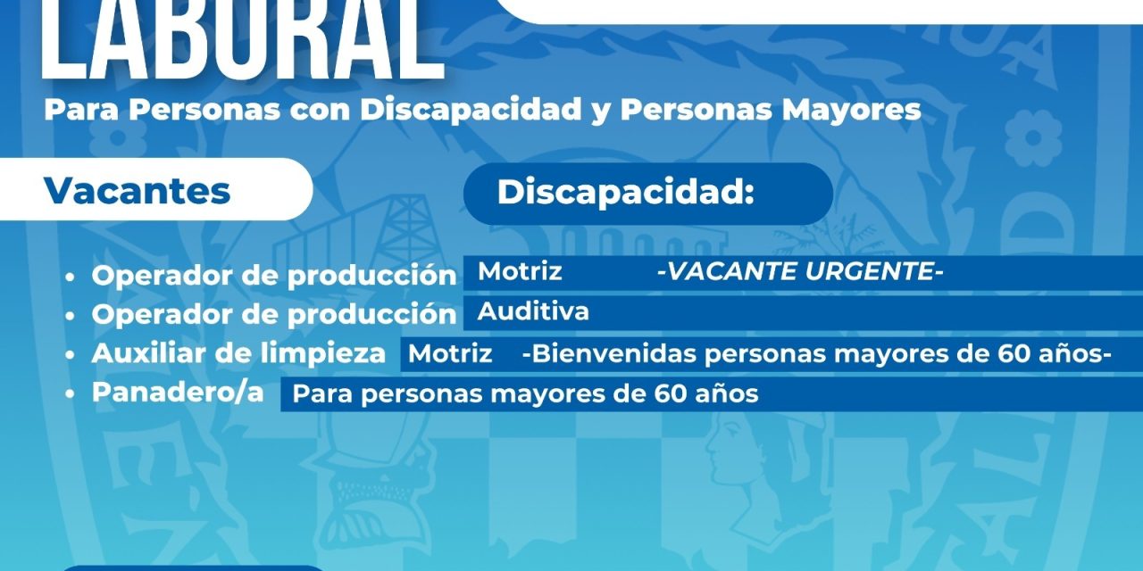 Anuncia Grupos Vulnerables más vacantes laborales