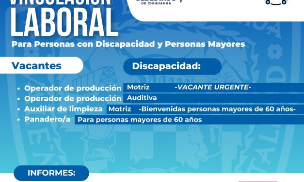 Anuncia Grupos Vulnerables más vacantes laborales