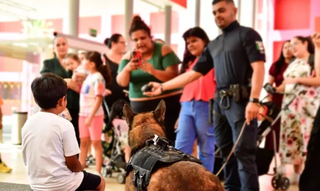 Acude equipo K9 de la SSPE al CRIT Teletón