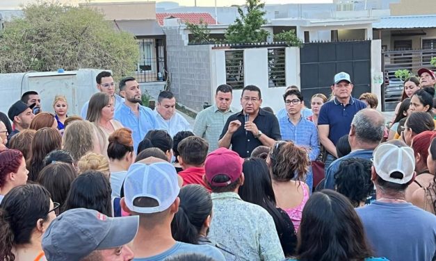 Realiza COESVI acercamiento con habitantes del fraccionamiento Pensiones