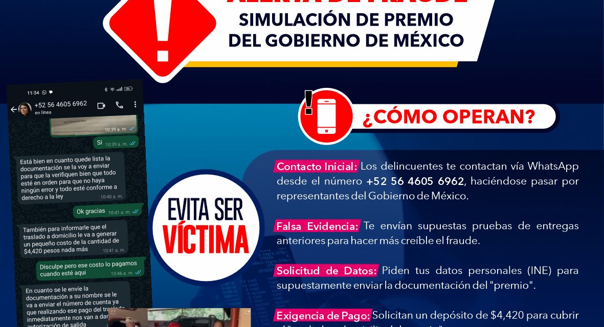 Alerta SSPE por estafadores que simulan ser funcionarios federales