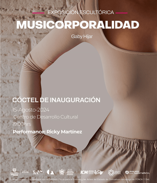Invitan a inauguración de exposición «Musicorporalidad» de Gaby Hijar