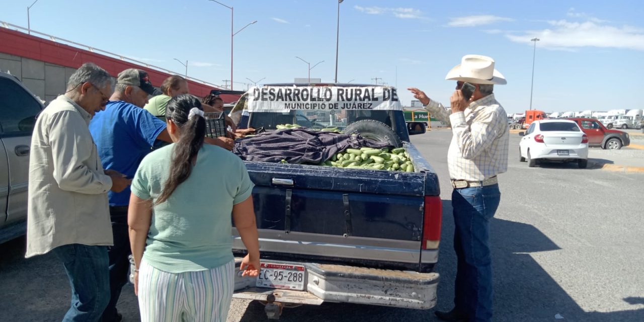 Los productores de Samalayuca retribuyen apoyos a la comunidad fronteriza