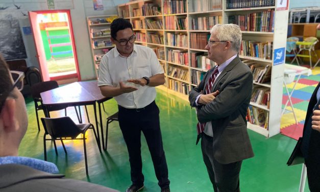 Visita nuevo Cónsul General de los E.U. el ‘’Kiki Romero’’