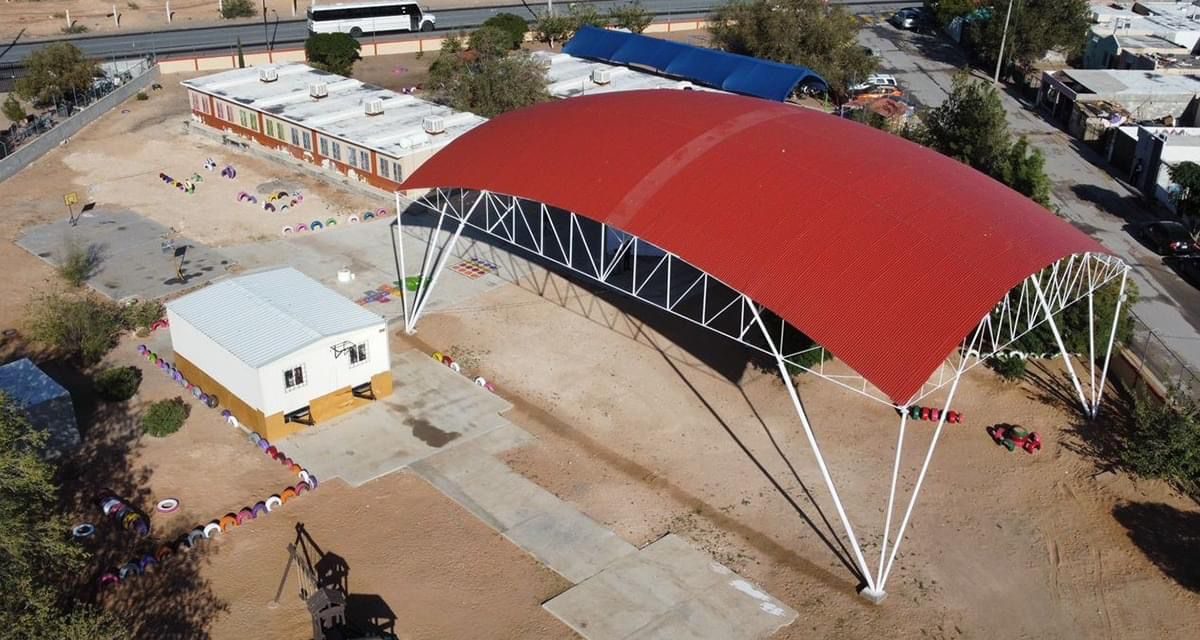 Listos otros 11 domos escolares para ser entregados