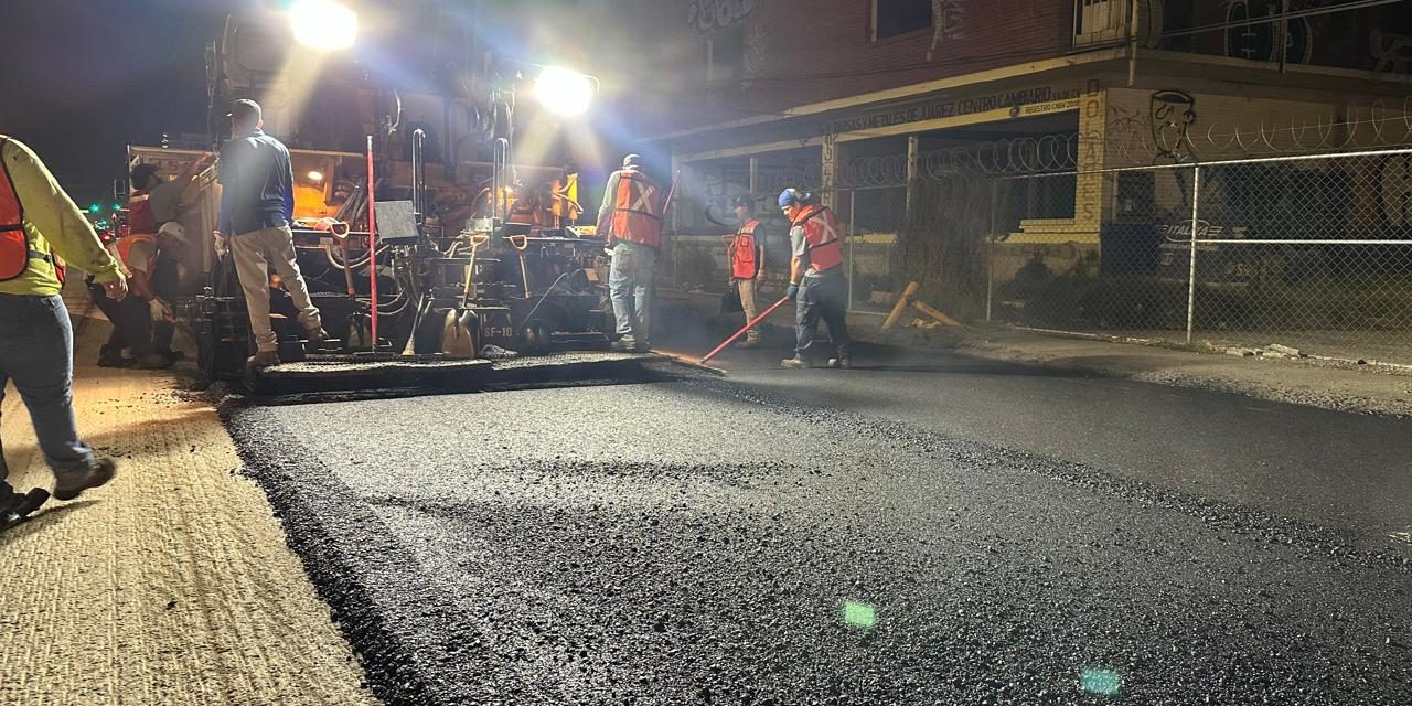 Afina Obras Públicas detalles de repavimentación en la Tecnológico