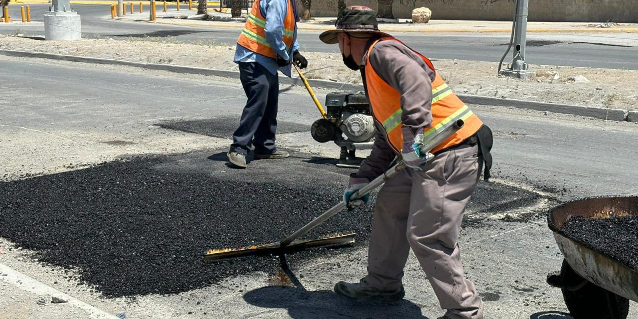 Se atendieron más de 30 calles con programa de bacheo