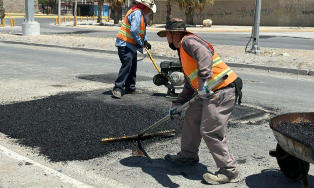 Se atendieron más de 30 calles con programa de bacheo