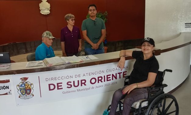 Auxilian en distintos trámites en la oficina de Atención a Personas con Discapacidad