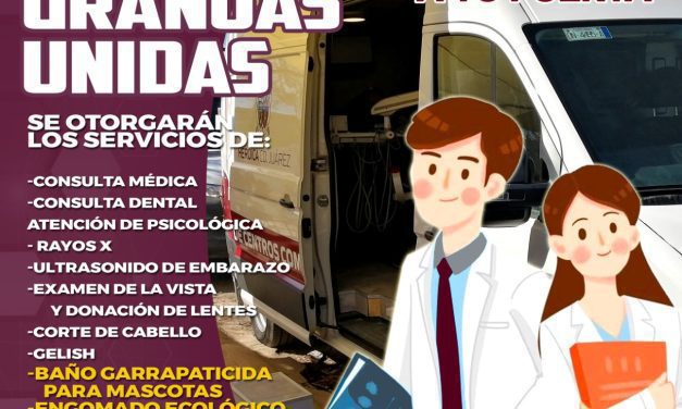 Invitan a la brigada Médico a tu Puerta en la colonia Granjas Unidas