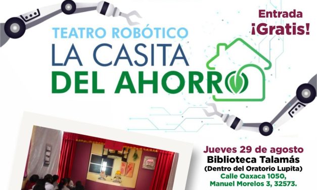 Dirección de Educación invita a obra de teatro con robots