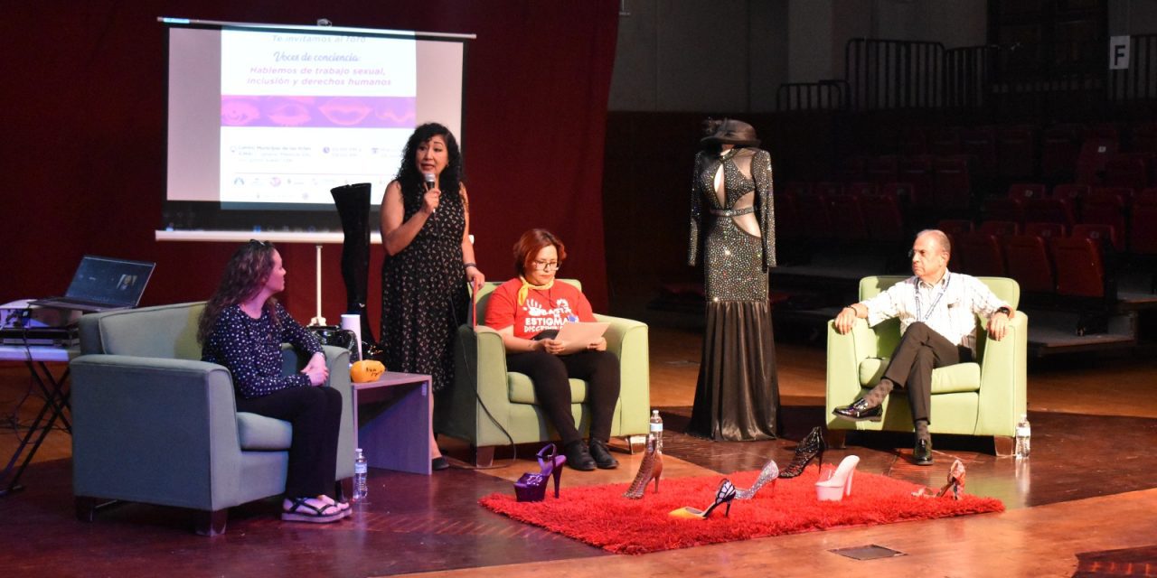 Organiza Mesa Interinstitucional de Trabajo Sexual foro “Voces de conciencia”