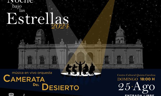 Invitan al concierto “Noche Bajo las Estrellas» en la Quinta Carolina