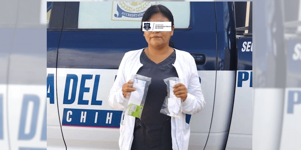 Arrestan a enfermera por ingresar clonazepam al Cereso No. 3