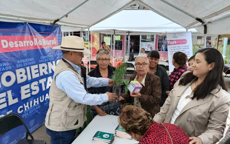 Participa Secretaría de Desarrollo Rural en tradicional Feria del Hongo en San Juanito