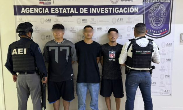 Detienen a tres con armas de fuego y droga en el Cerro de la Cruz