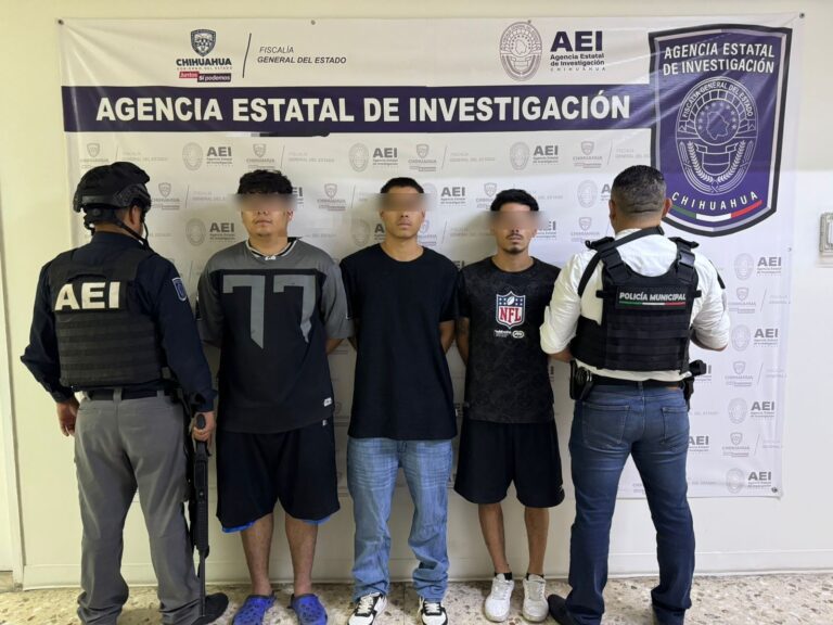 Detienen a tres con armas de fuego y droga en el Cerro de la Cruz
