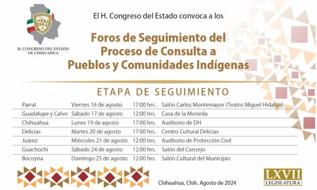 Arrancan hoy Foros de Seguimiento de la Consulta a Pueblos y Comunidades Indígenas