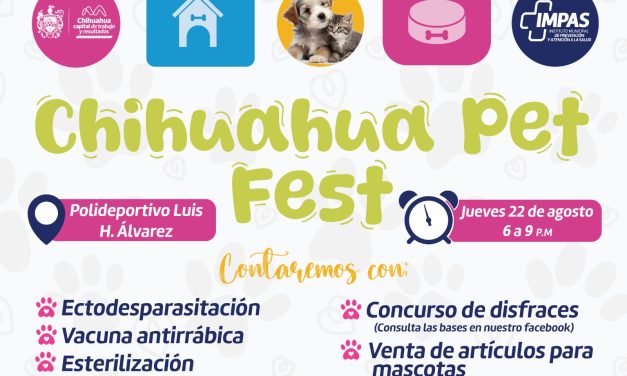 Vacunas, adopciones, concursos y más en el “Chihuahua Pet Fest”