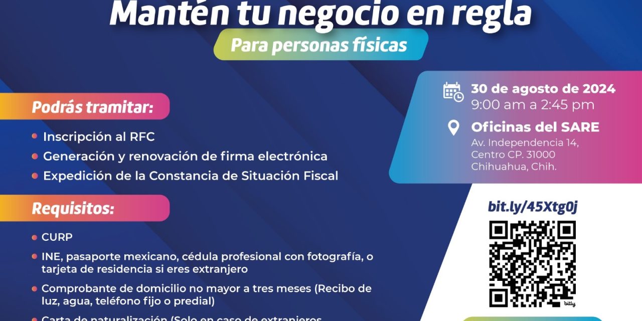 Tramita las licencias y permisos necesarios para tu negocio con programa “SAT en el SARE”
