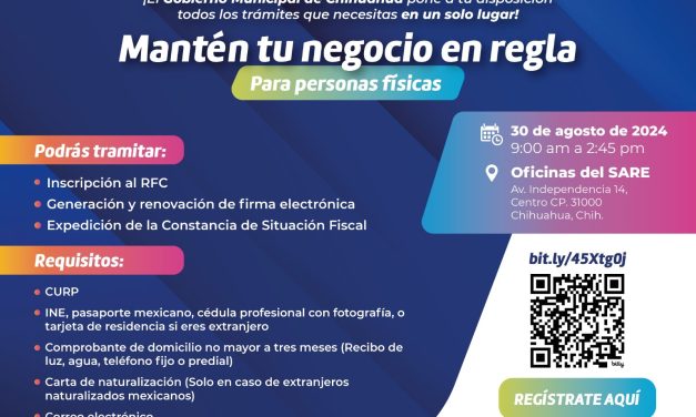 Tramita las licencias y permisos necesarios para tu negocio con programa “SAT en el SARE”