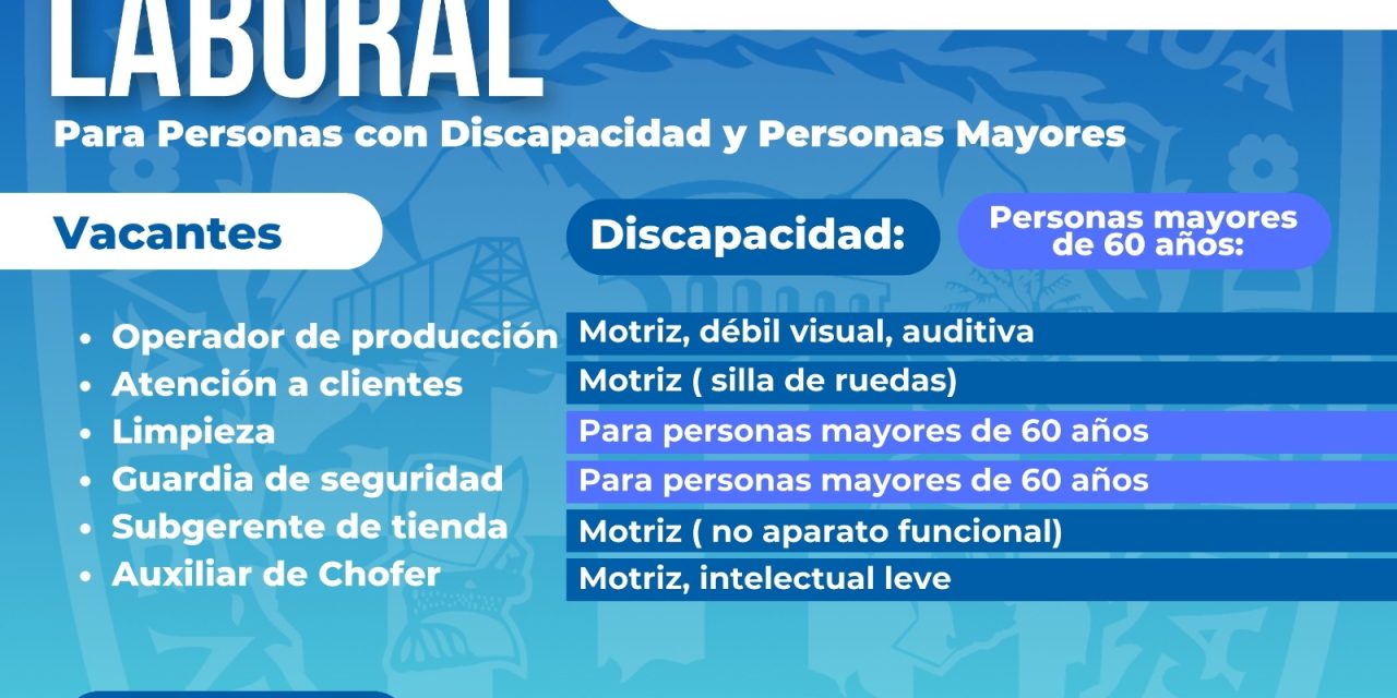 Benefician a 377 personas en condiciones de vulnerabilidad con vinculación laboral