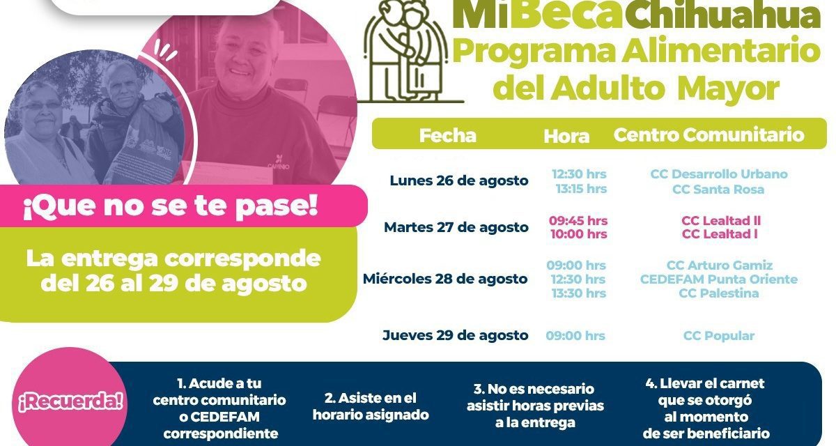 Acude por tu apoyo PAAM