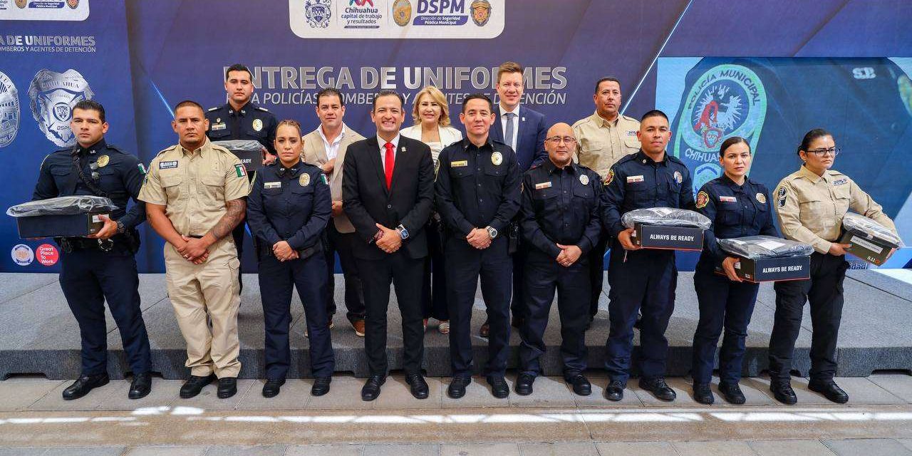 Invierten más de 23 mdp en uniformes nuevos para policías