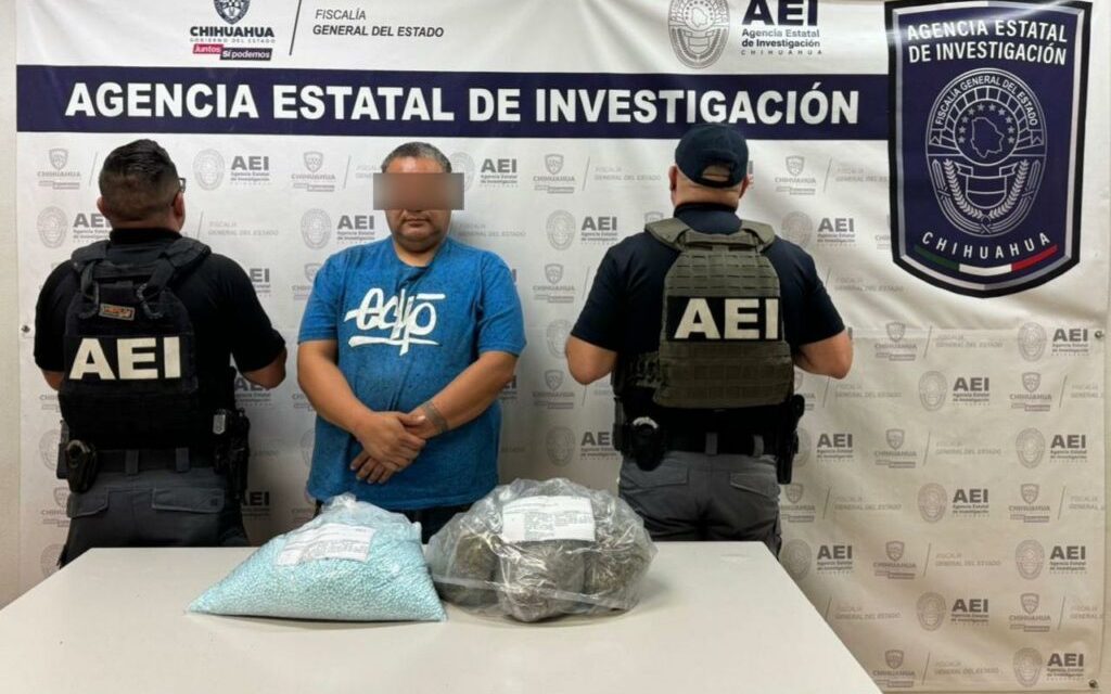 Detienen a hombre con más de 8 kilos de fentanilo  