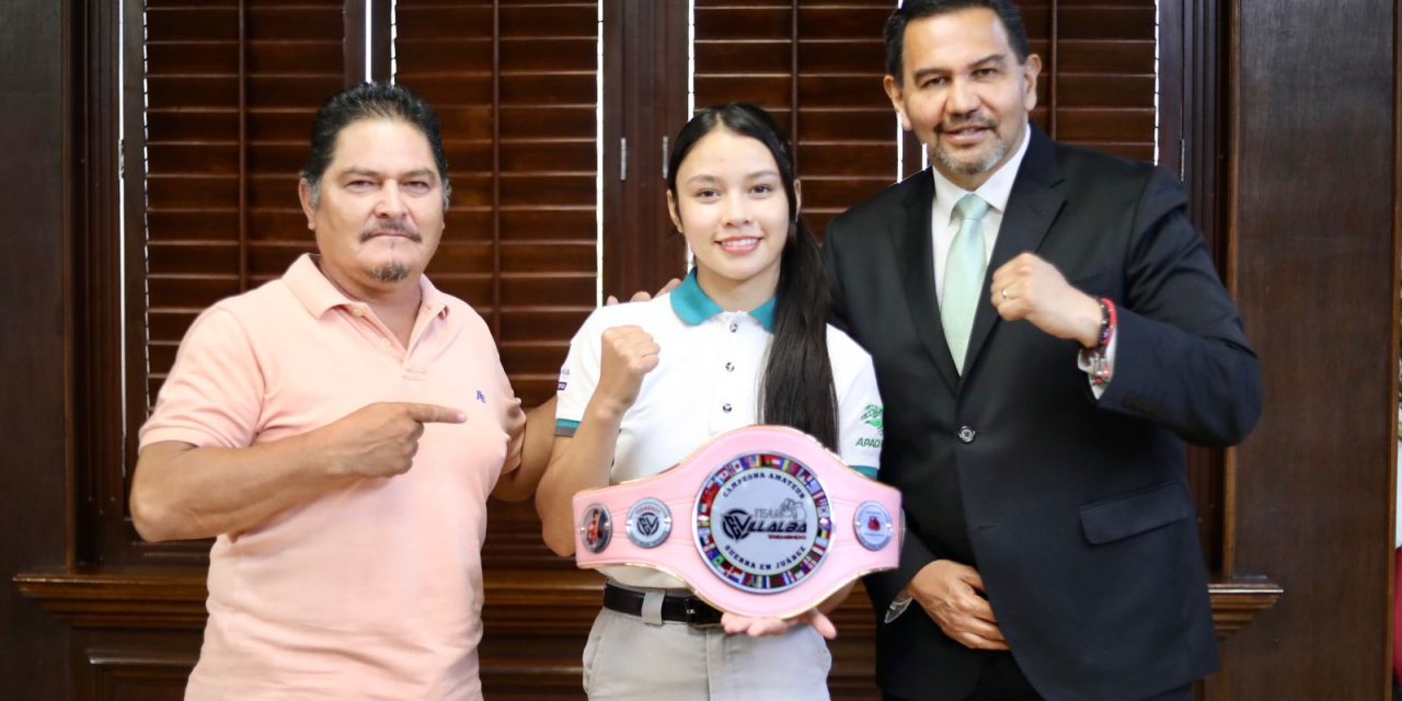 Apoya Municipio a boxeadora para acudir a campeonato mundial