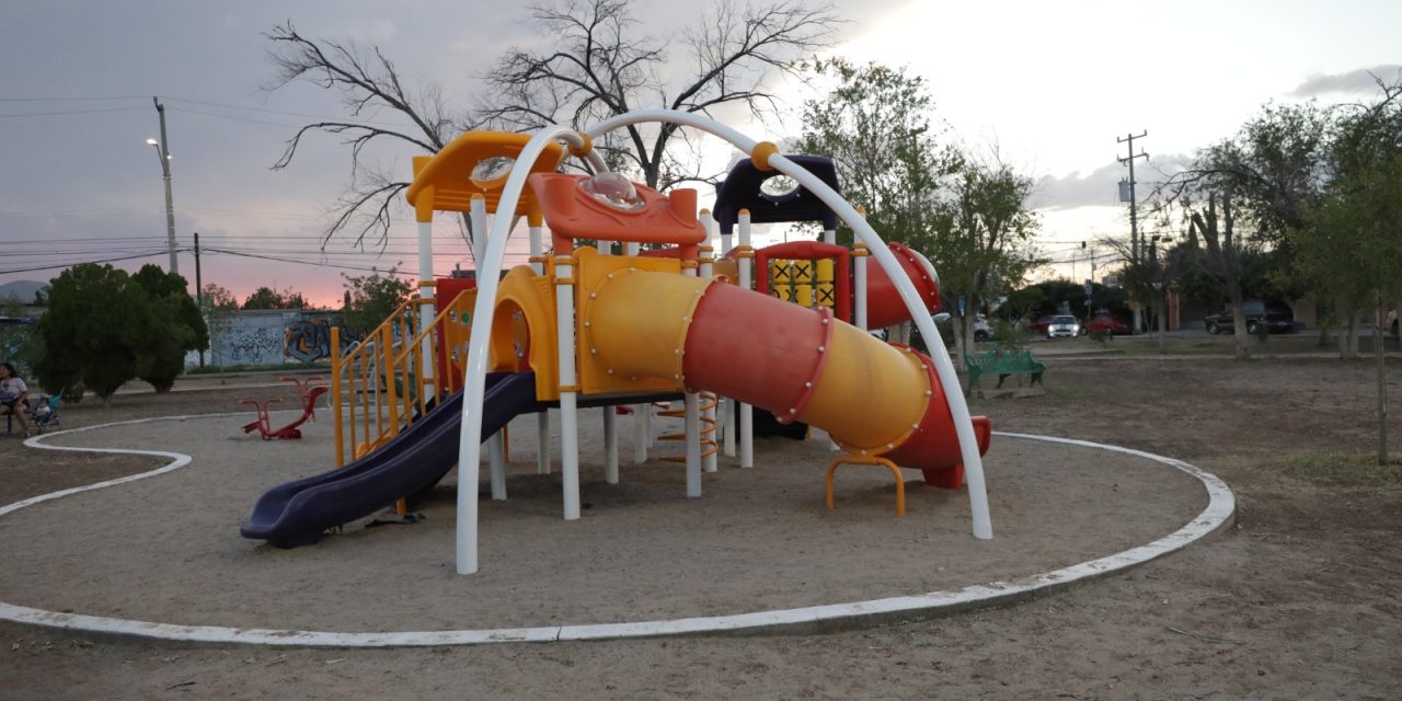 Entrega Alcalde trabajos de rehabilitación del Parque San Ángel