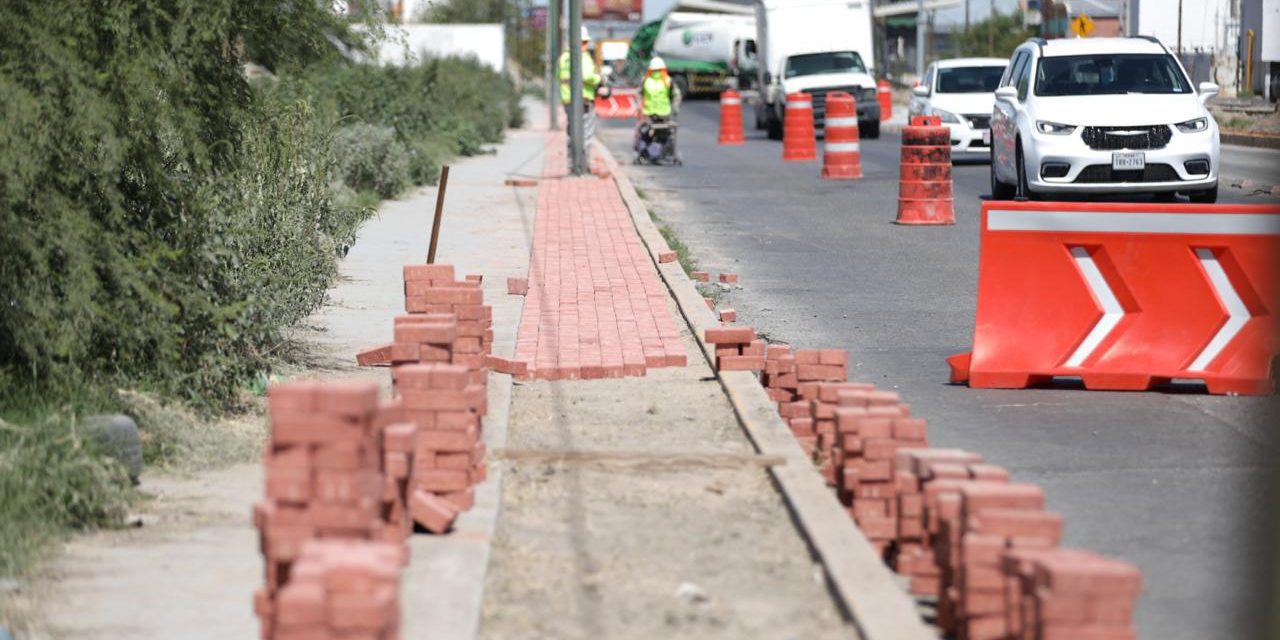 Presenta 75% de avance rehabilitación del camellón en el Eje Vial Juan Gabriel