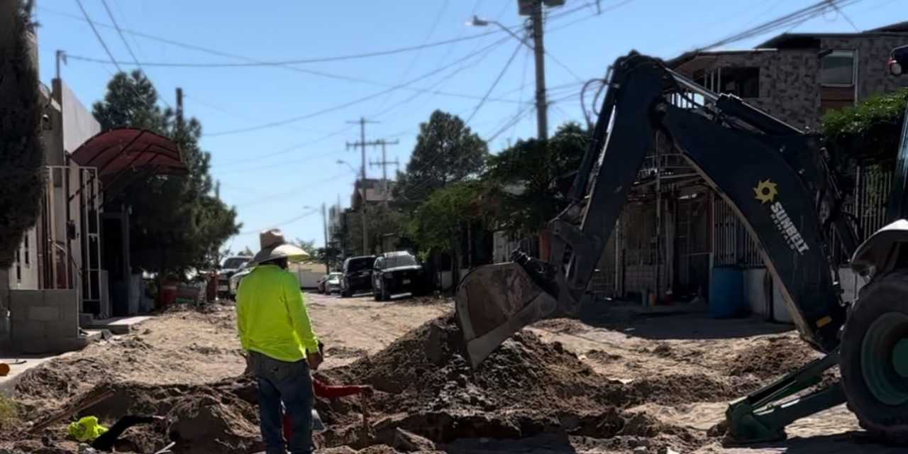 Construye Obras Públicas calles del programa de Presupuesto Participativo 2024