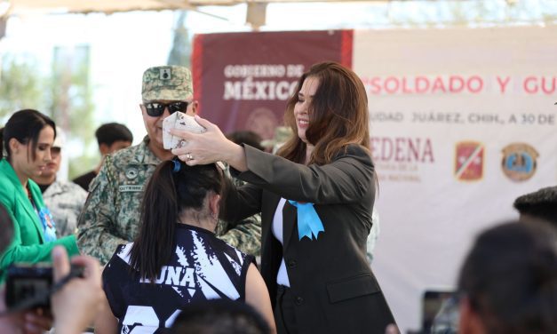 Estrechan y fortalecen lazos las fuerzas armadas con la niñez juarense