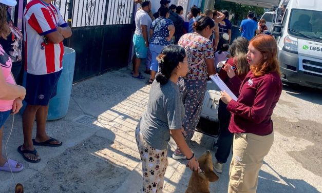 Llevan RAMM y diputada Jael campaña de esterilización y vacunación a “Los Ojitos”