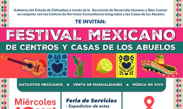 Invitan al “Festival Mexicano de Centros Comunitarios y Casas de los Abuelos”