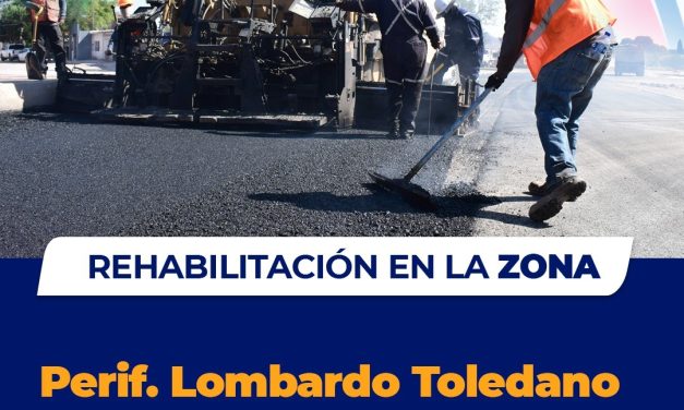 Transita con precaución, continúa recarpeteo en periférico Lombardo Toledano