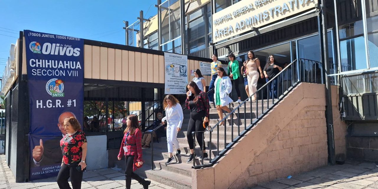 Realiza IMSS Chihuahua con éxito Macro Simulacro de Protección Civil