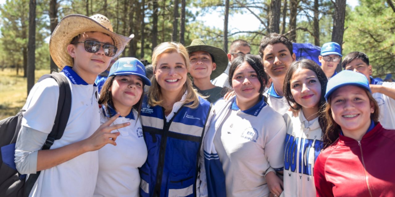 Impulsa Maru Campos la reforestación y en la Sierra Tarahumara