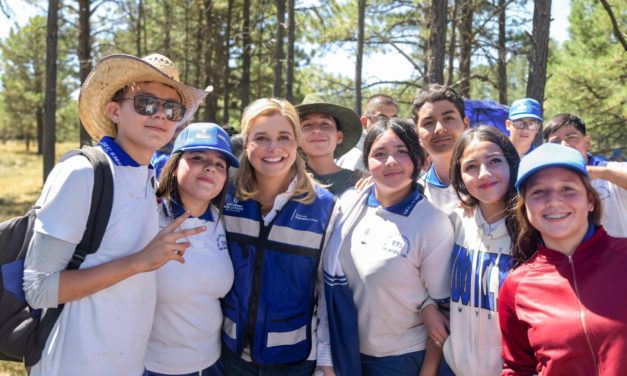 Impulsa Maru Campos la reforestación y en la Sierra Tarahumara
