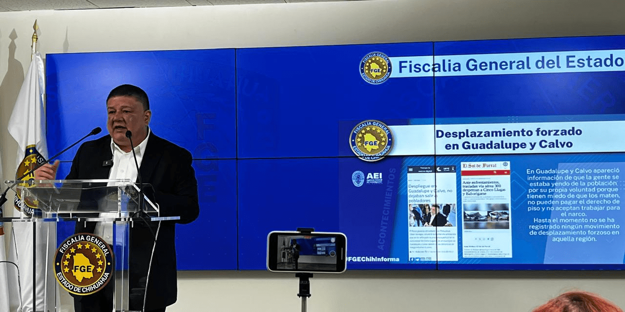 Descartan desplazamientos forzados por violencia en Guadalupe y Calvo