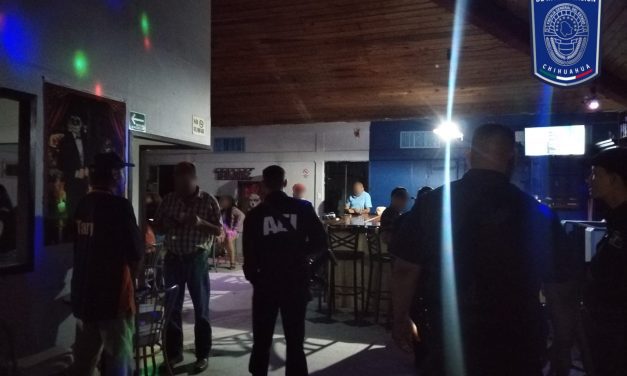 Realiza FEM operativo preventivo contra la trata de personas en bares de Chihuahua