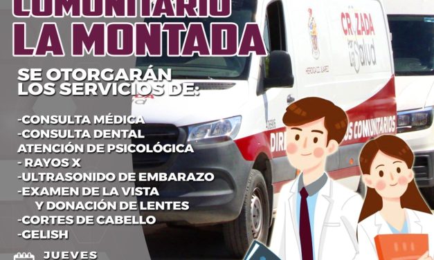 Hoy jornada médica en el Centro Comunitario La Montada  