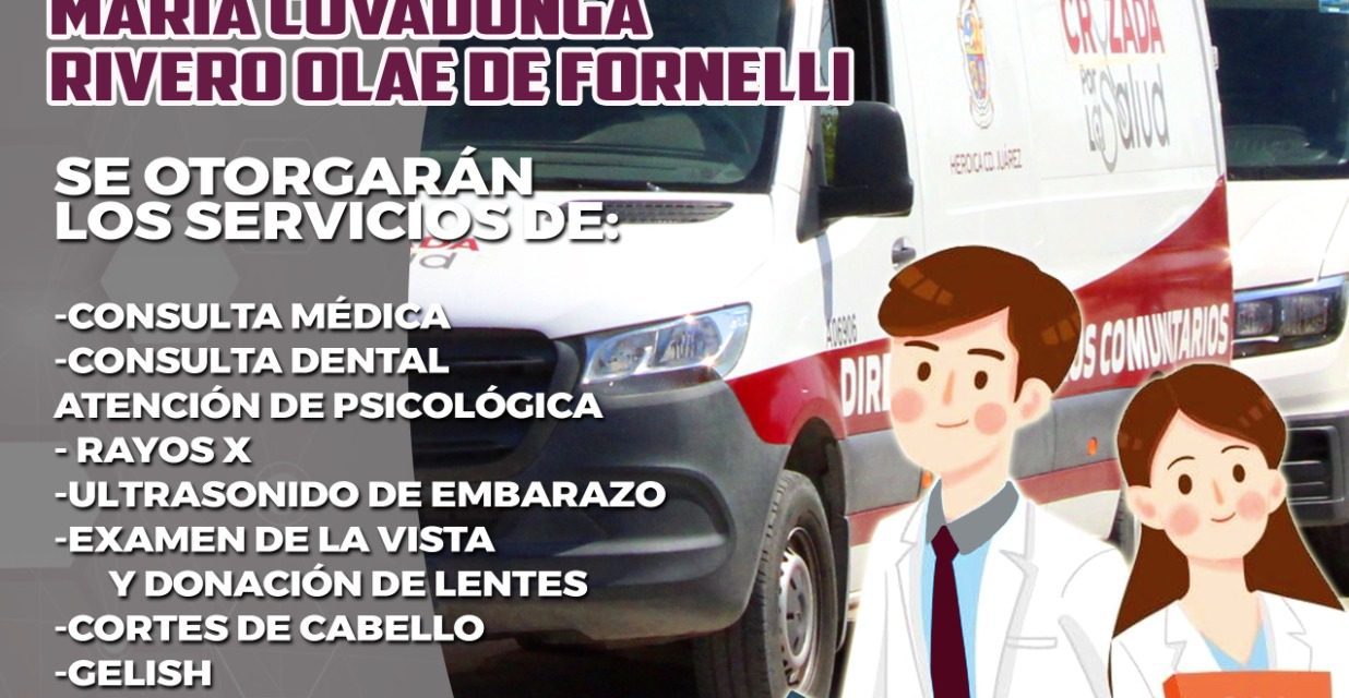 Inician las brigadas médicas de Centros Comunitarios
