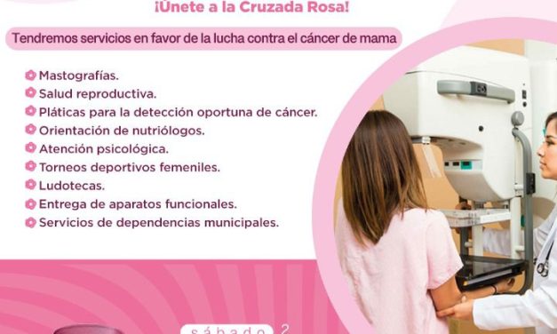 Desarrollo Social llevará apoyos en la próxima Cruzada Rosa