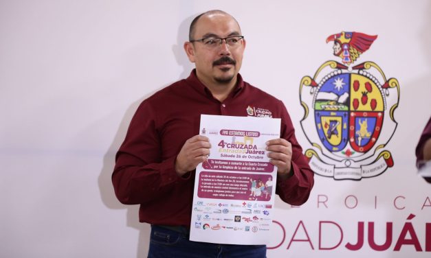 Invita Servicios Públicos a la cuarta Cruzada por la Entrada de Juárez